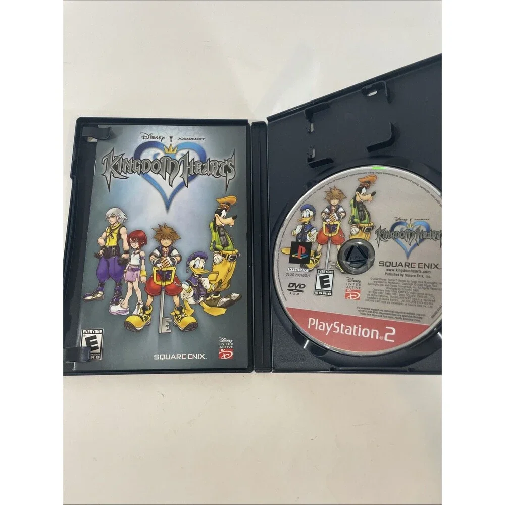 Kingdom Hearts (Sony Playstation 2, 2003) PS2 Greatest Hits Complete Excellent!